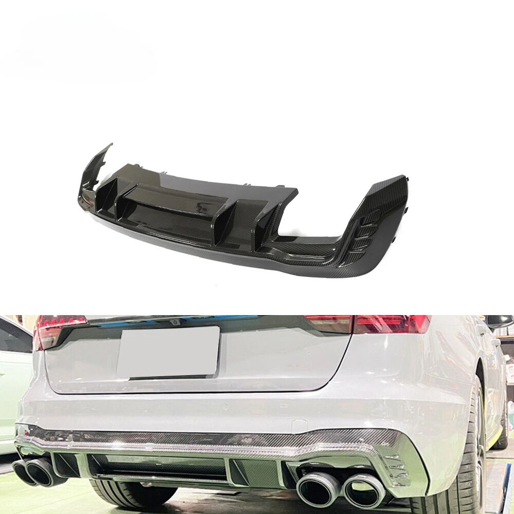 

Carbon Fiber RS4 S4 Car Diffuser Lip for Audi S4 B9 Type 8W A4 Sline Sport Sedan 2020-2023