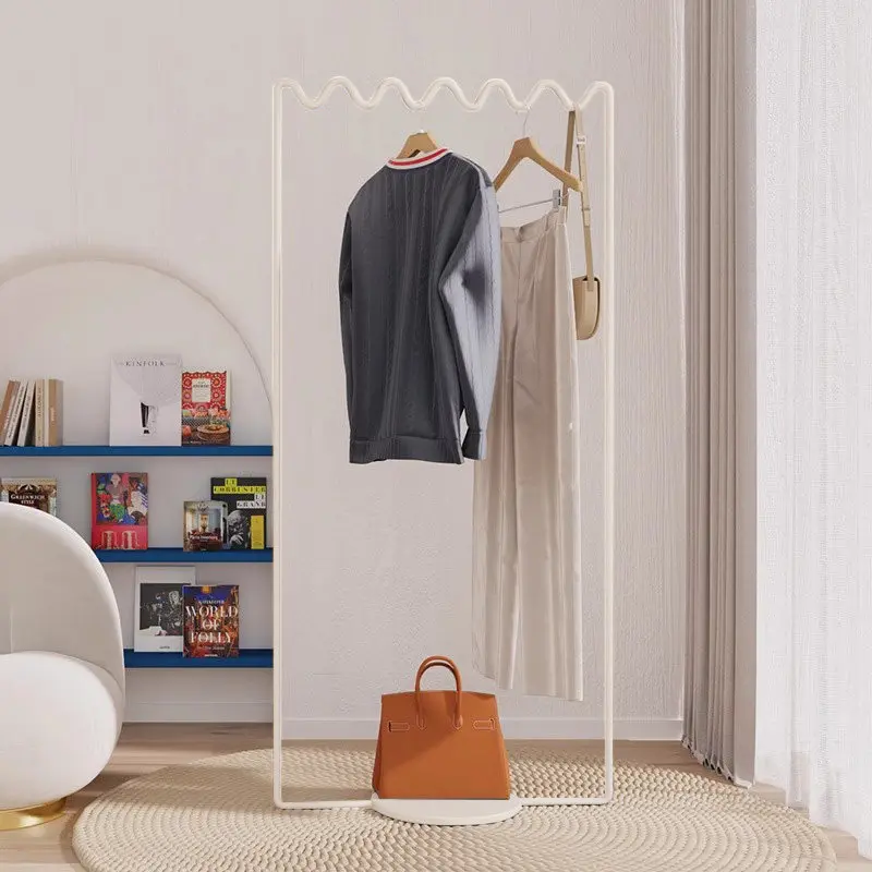 Nordic Minimalist Coat Racks Metal Modern Clothes Standing Clothes Garment Coat Racks Display Floor Perchero Trendy Furniture