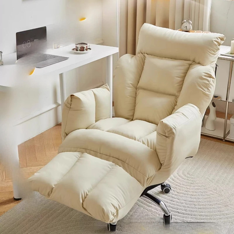 

Footrest Vanity Office Chair Ergonomic Vanity Lazy Reading Throne Office Chair Mobiles Comfortable Silla Oficina Home Furniture