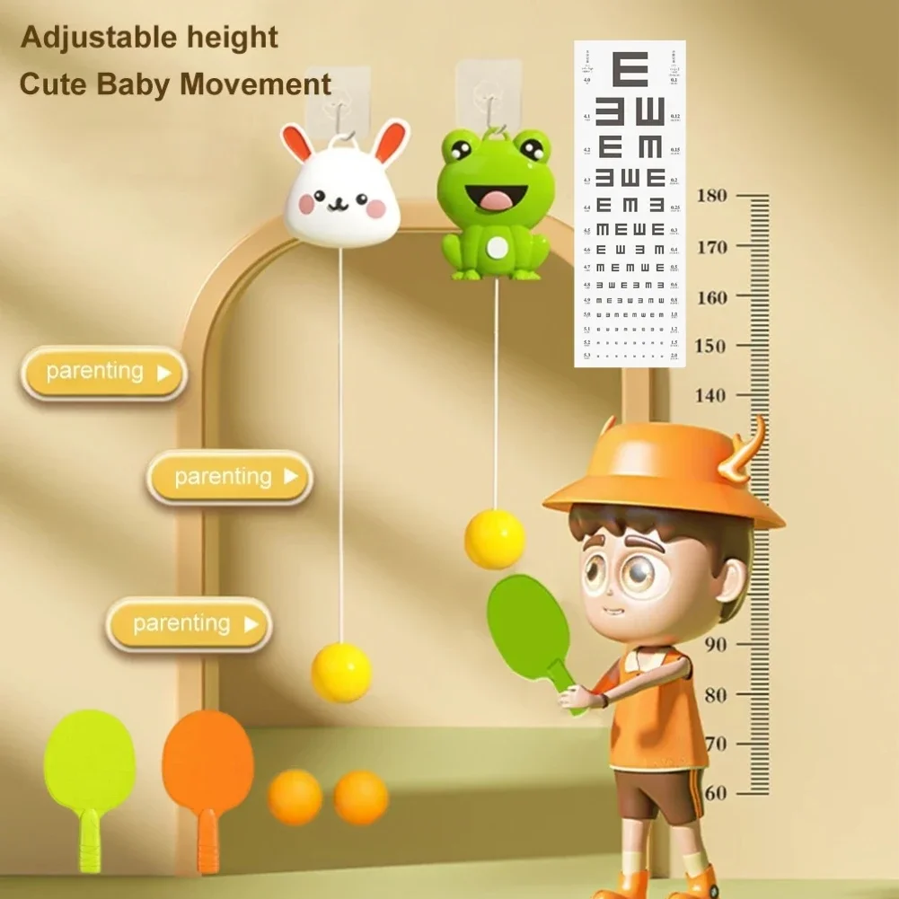 Pendurado suspenso tênis de mesa trainer exercício visual portátil pendurado bola de ping pong brinquedo ping pong bola trainer para crianças criança