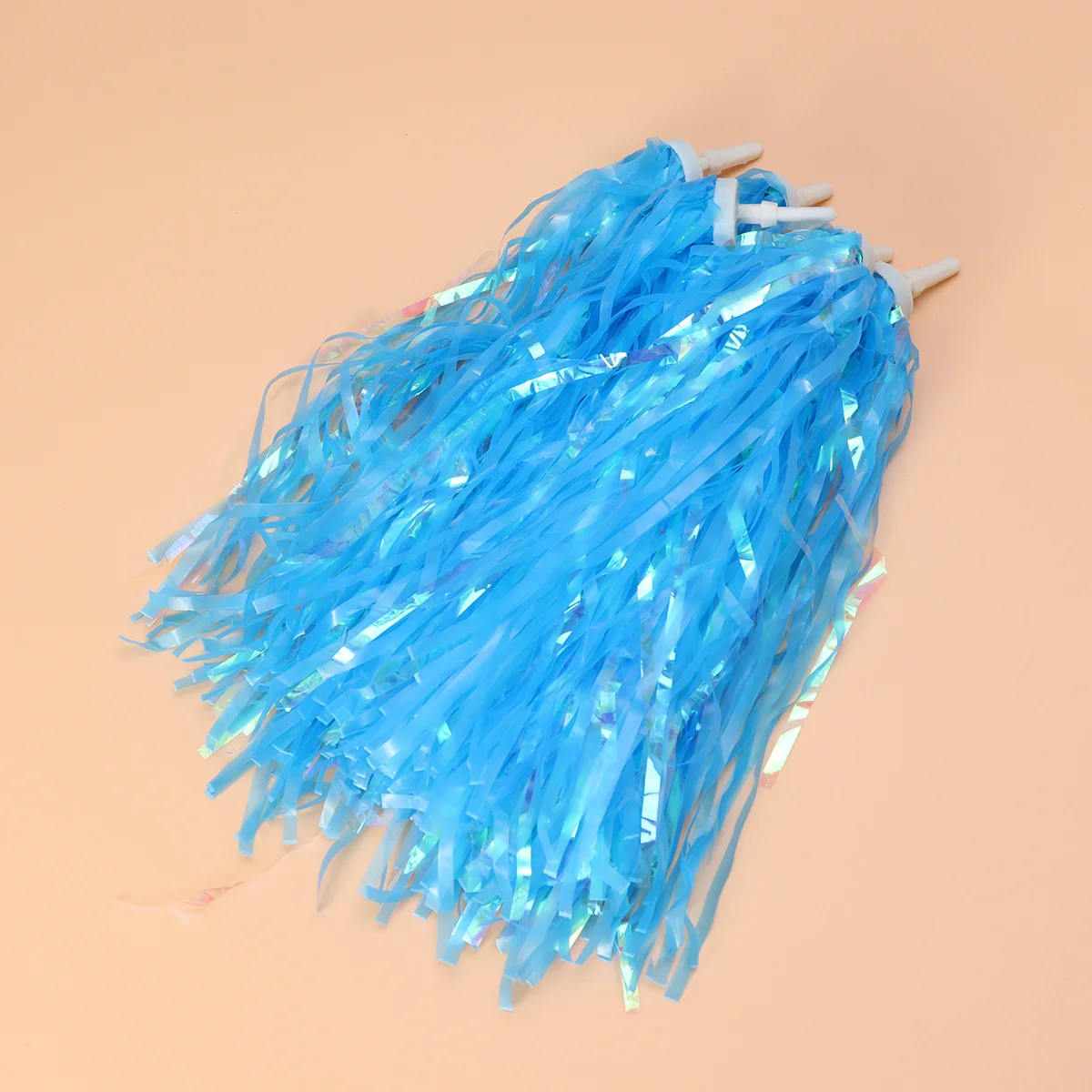 4 pares de flâmulas para guidão de bicicleta infantil, borlas coloridas, acessórios brilhantes para crianças, triciclos, scooters, bicicletas