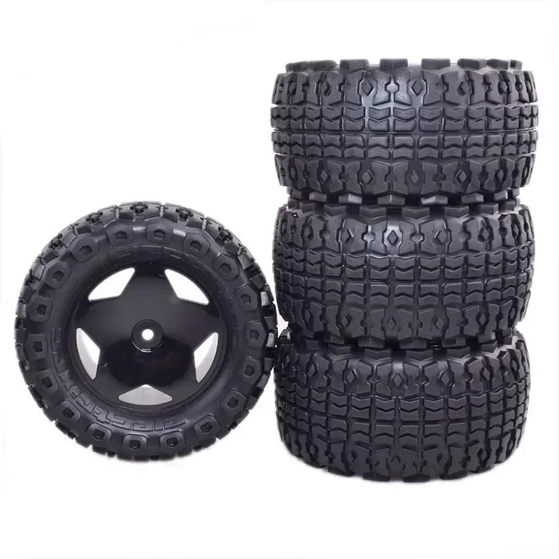 4pcs102 mm larger foot tire for MJX Hyper Go RC Car Spare Parts high speed remote control Truck Replacement  Wheel Tire