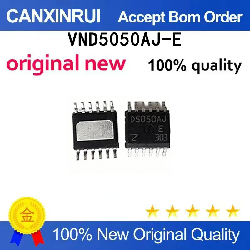 (5-100 pieces) original VND5050AJ-E power switch chip IC D5050AJ silk screen HSSOP-12