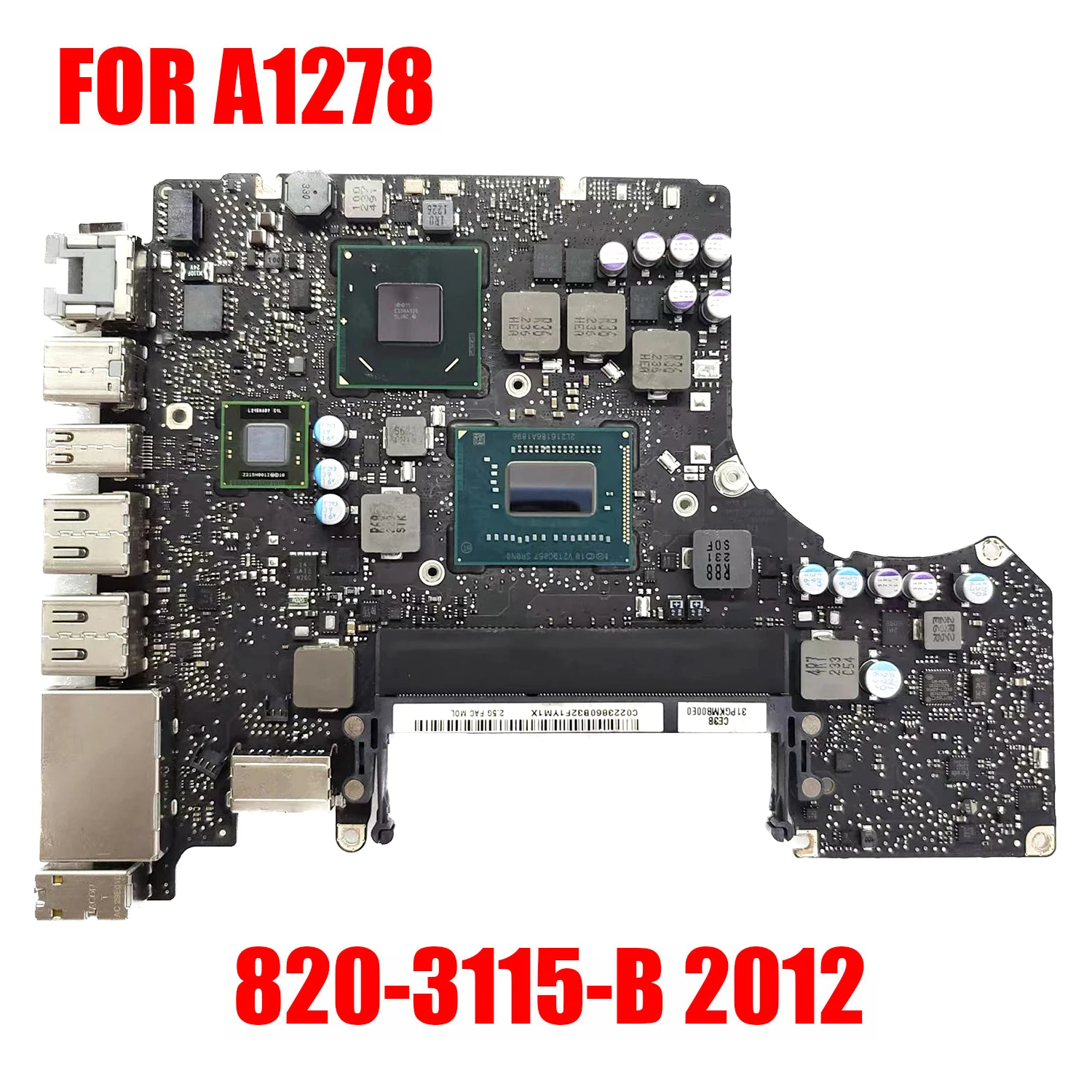 

Originak A1278 laptop Motherboard For Macbook Pro 13" 2011 2012 Year 820-2936-A/B 820-3115-B Logic Board I5 I7 100% Test Good