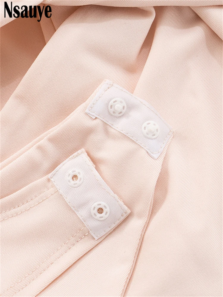 Nsauye Women Short Sleeve Sexy Fashion Night Club Dress Evening Party Hollow Out Turtleneck Y2K Casual Basic T Shirt Dress 2025