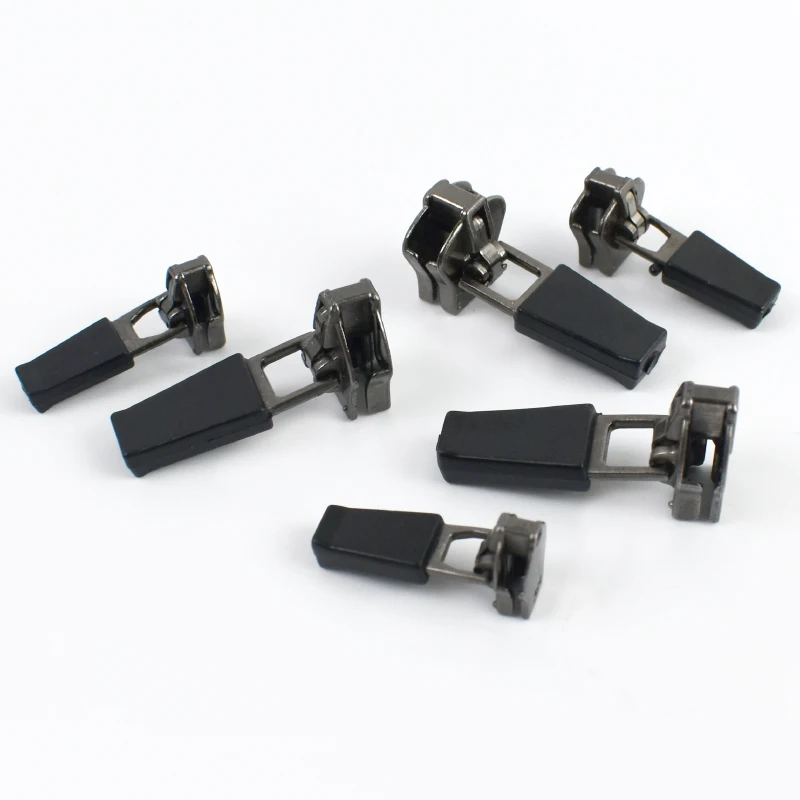 

10/20/30/40/50Pc 3# 5# Zipper Sliders for Formal Nylon Resin Zips Reverse Waterproof Zippers Puller Head Repair Zip Closure Kits