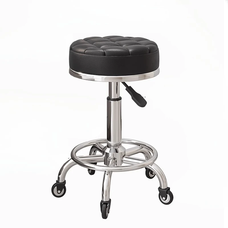 

Lift swivel chair round stool hair manicure chair beauty stool pulley barber shop chair