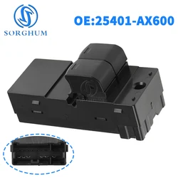 SORGHUM New Auto Accessories Electric Window Regulator Switch Button For Nissan Micra III K12 2003‑2010 25401-AX600 6Pins