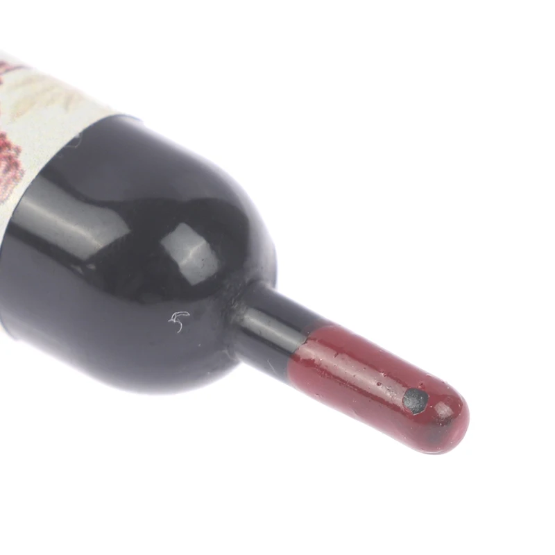 3pcs/set 1/12 Dollhouse Miniature Simulation Wine Bottle Wine Glass Model Toys