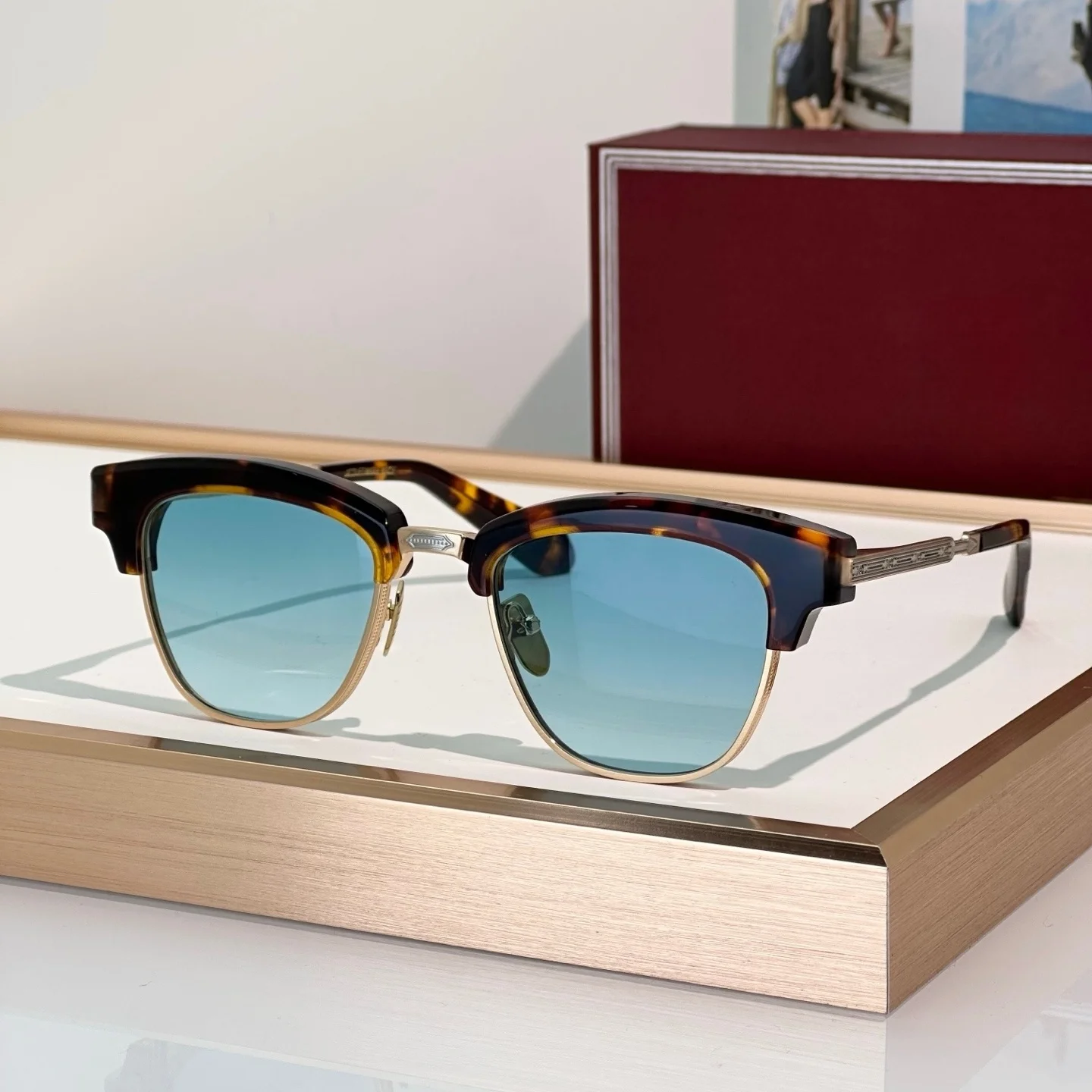 JMM SARTRE High Quality Personalized Sunglasses UV400 Protection Oval Alloy Fashion in 2026 Outdoor Sunglasses Men and Women