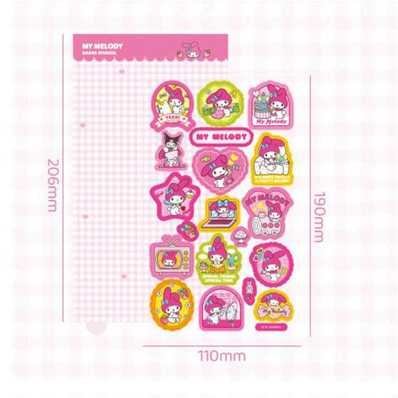 36 pcs/lot Creative Sanrio Animal PVC Stickers Cute Scrapbooking DIY Diary Decorative Sticker Album Stick Label