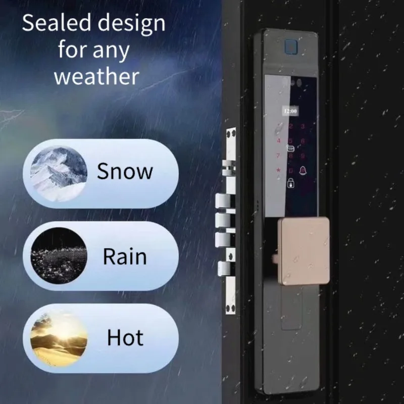 Smart Door Keyless Entry Impronta Digitale Wifi Automatico Impermeabile