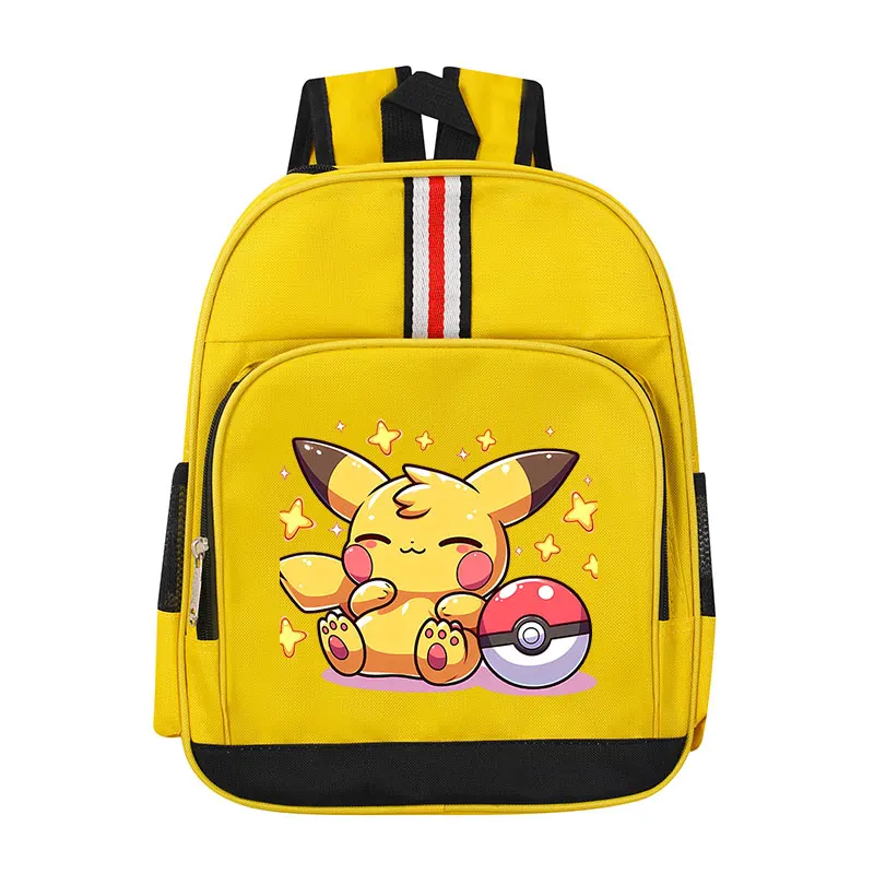 Pokemons Pikachu Schoolbag  Anime Figure Backpack Student Cartoon Anime Large Capacity Backpacks Back To School Party Gifts New view 6