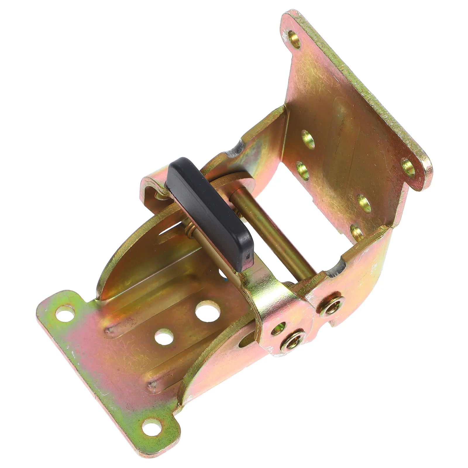 

90 Degree Folding Hinges Black Cabinet Clips Door Stoppers Shelf Barrel Spring Hinges Durable Furniture Hardware