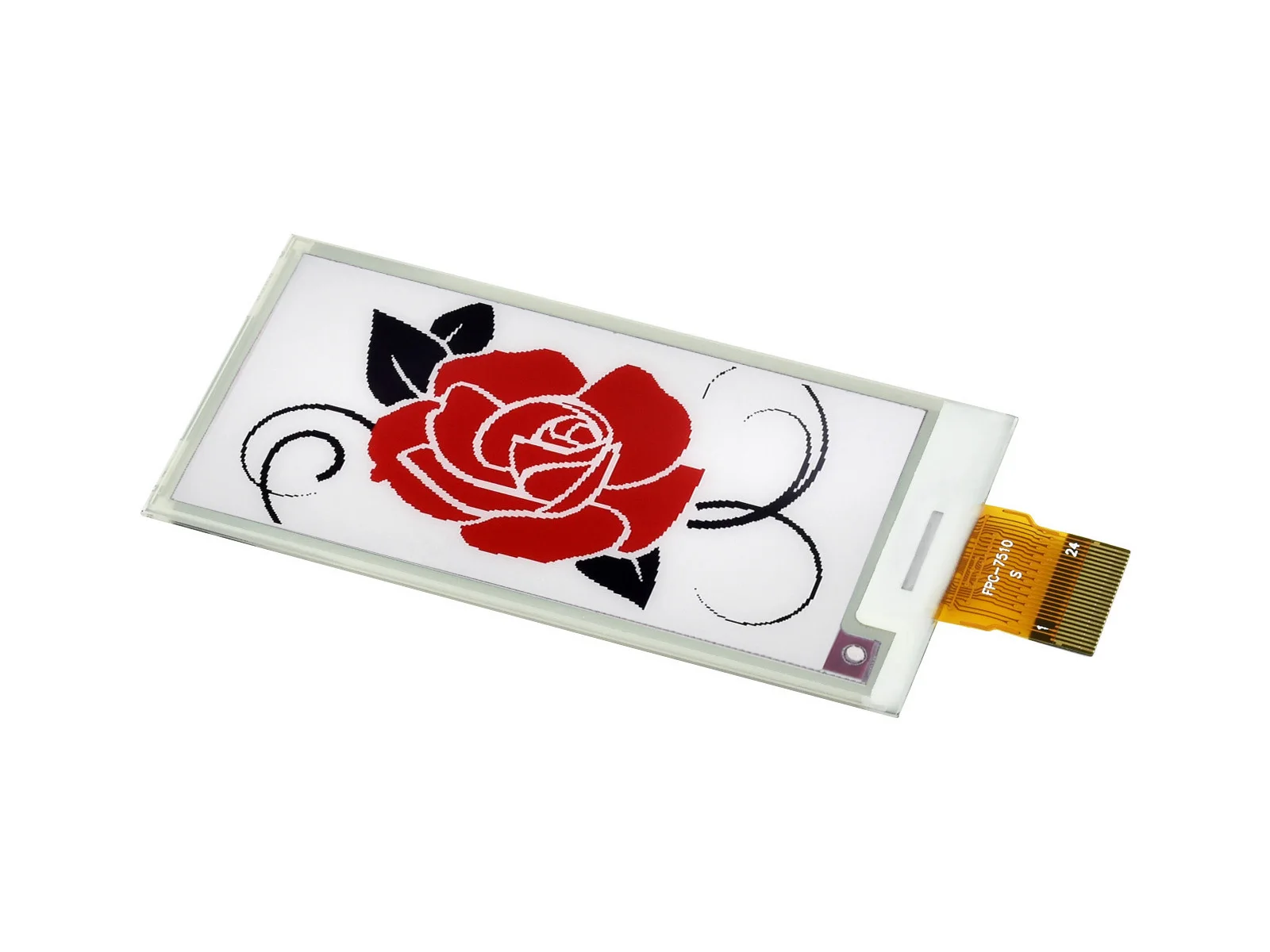 Waveshare 2.66 بوصة E-Paper (B) شاشة الحبر الإلكتروني الخام 296*152 دقة أحمر أسود أبيض 3 ألوان