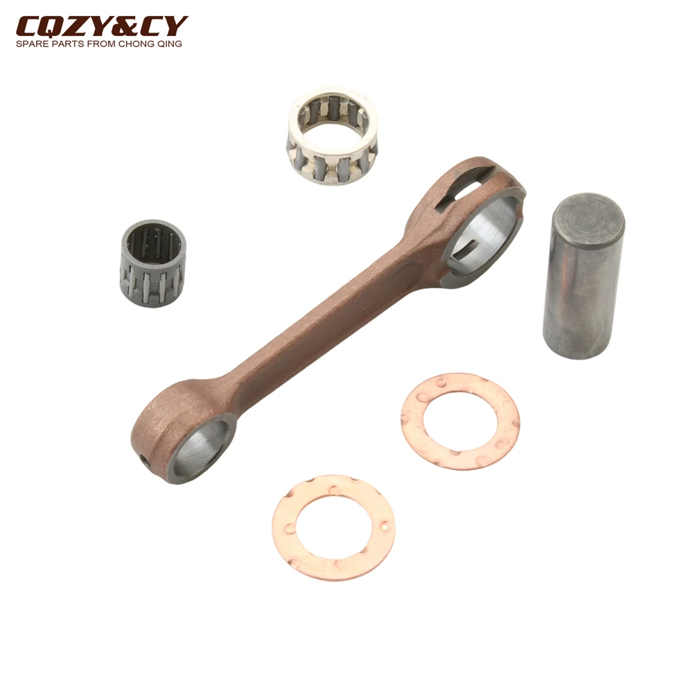 Motorcycle Crankshaft Connecting Rod For Yamaha DT50 Enduro SM DT50R TZR50 TZR50R LC 50cc Minarelli AM6 Engine 2 Stroke
