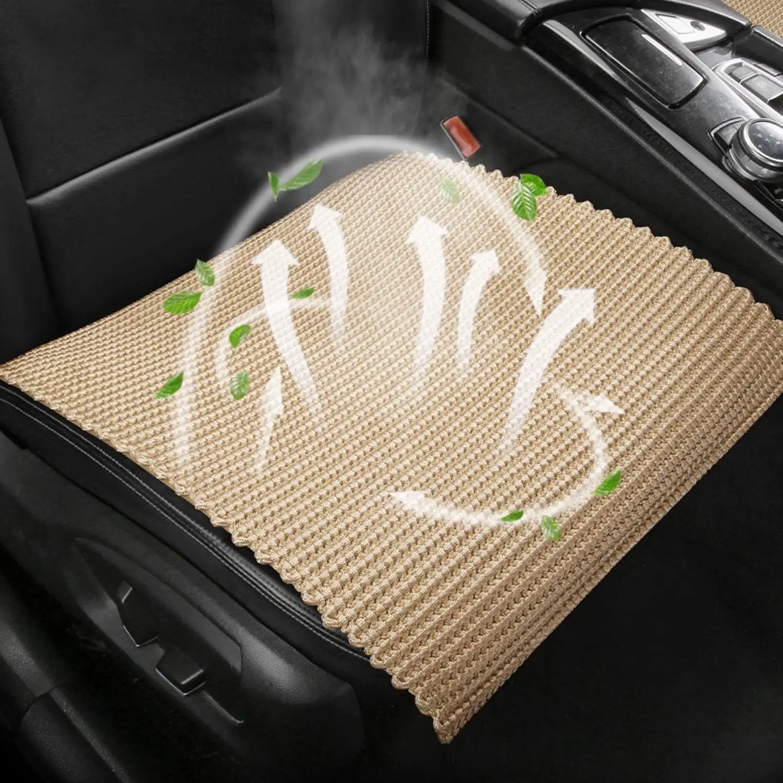 Cooling Seat Covers For Cars Cooling Seat Covers For Trucks Non Slip Protector Front Chair Pad Breathable For Men Baby - Image 3