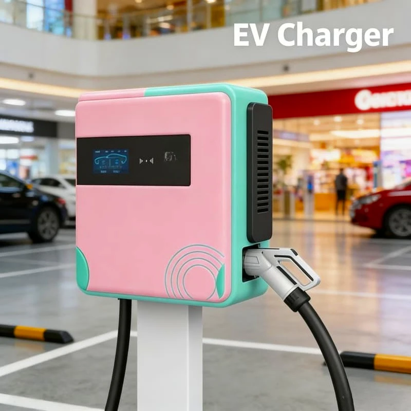 Commercial EV Charging Station 40KW Dual Socket Floor Standing Design with Management Software Customized durable high quality