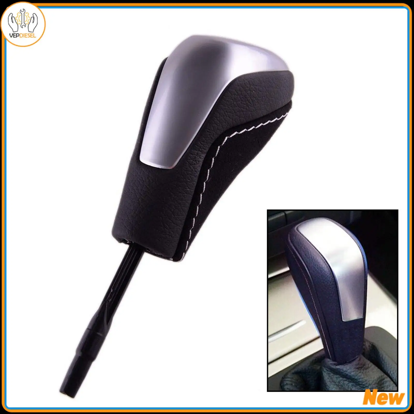 

1pc Automatic Gear Shift Knob Shifter 25162153758 For BMW E82 E87 E81 E90 E91 E93 Auto Parts