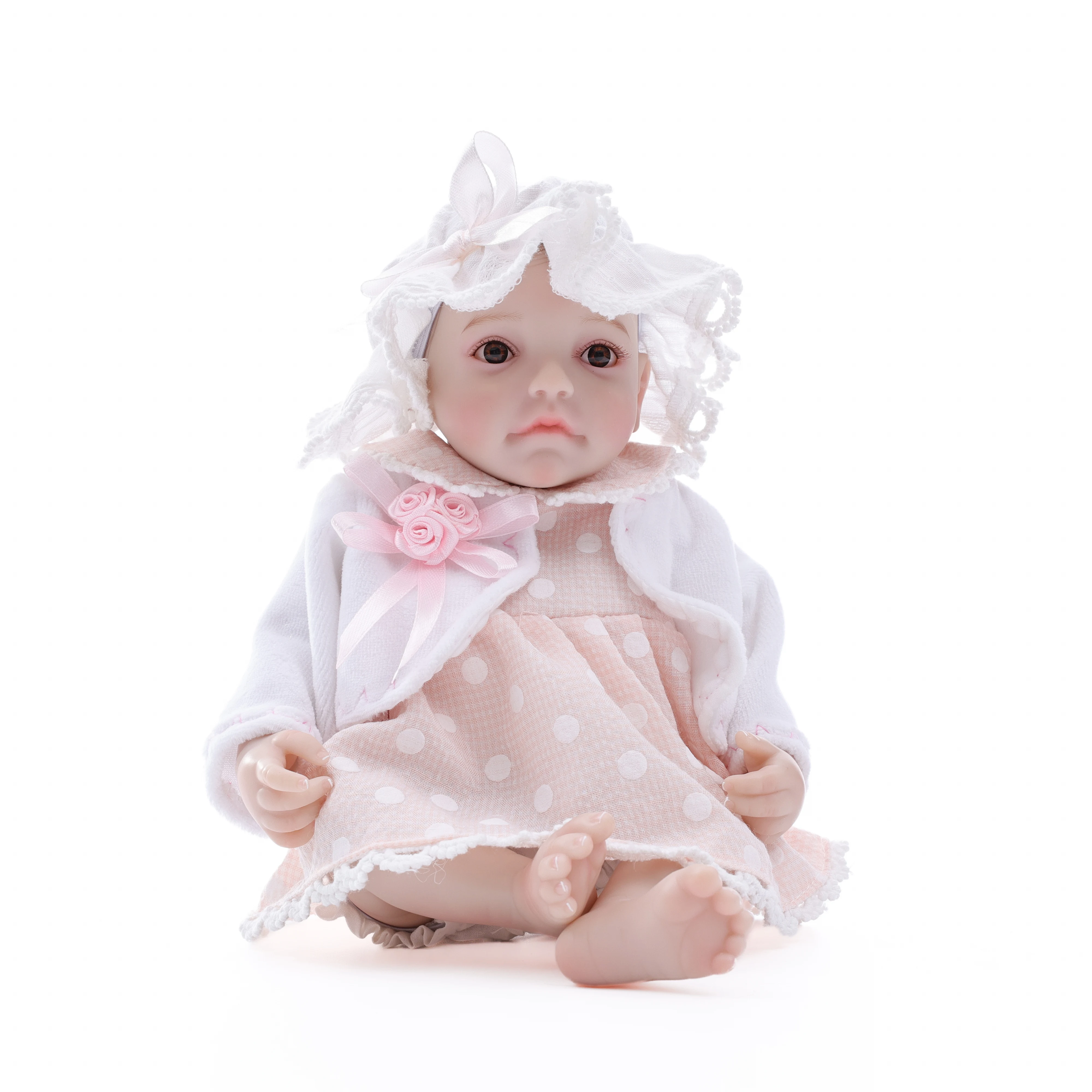 

Cloveray 30 см реалистичная кукла реборн 12 дюймов реалистичная виниловая кукла всего тела классическая раскраска волос высокий цвет игрушка подарок ребенку