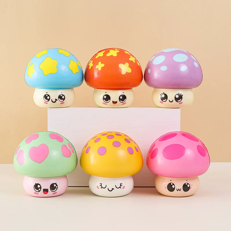 6 Colorful Mushroom…