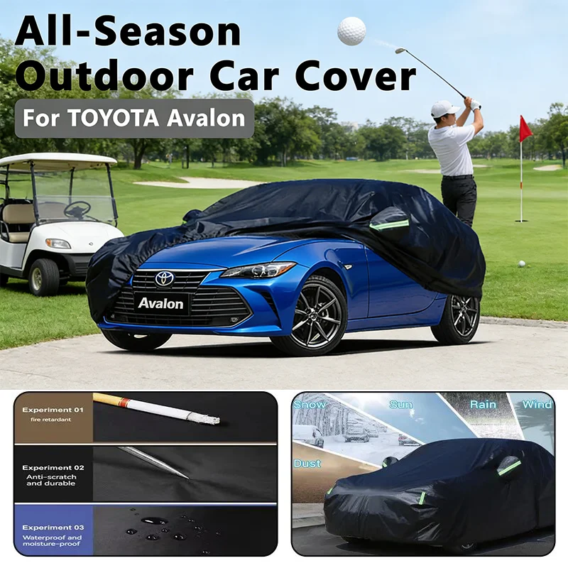 

Car Cover for TOYOTA Avalon - Outdoor Full Protection, Waterproof Dustproof Heat-Resistant windshield snow cover