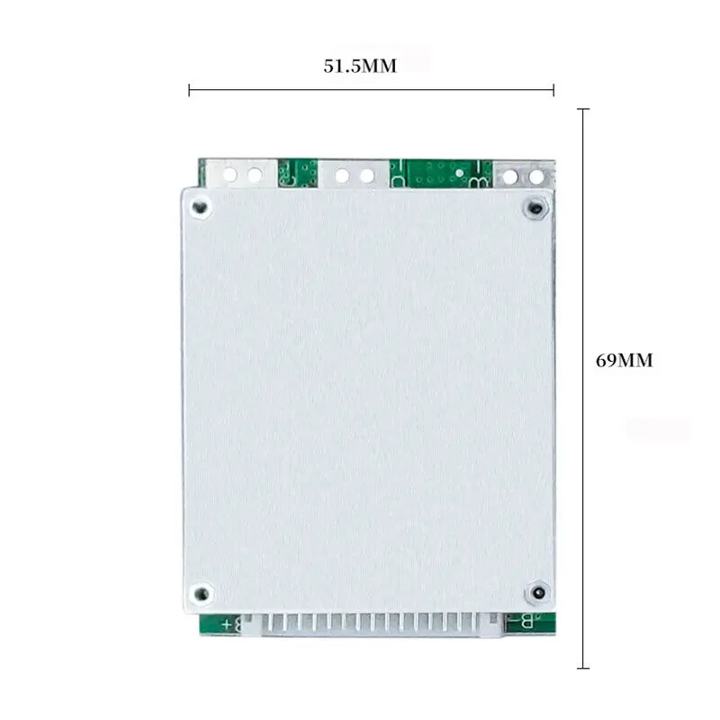 BMS 16S 60V 35A Li-Ion Lithium Battery Charge Board with Balance Equalizer Short Circuit Protection Separate Port for Escooter