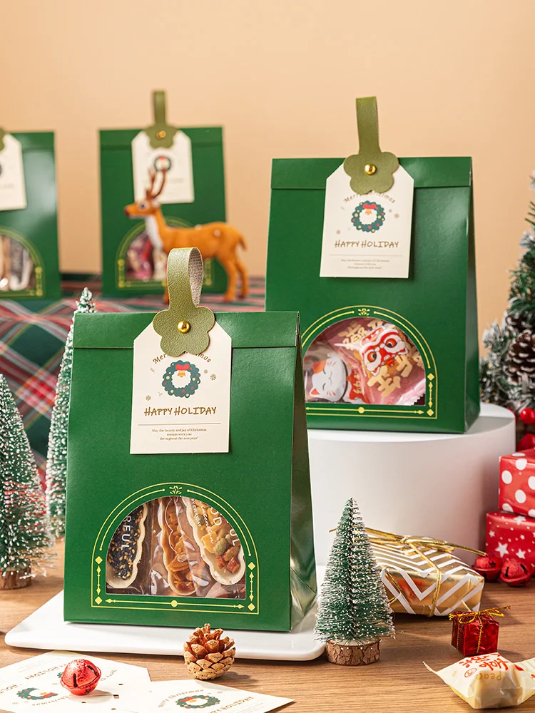 

Новая портативная коробка Cisas 2024 для упаковки печенья и конфет, подарочная коробка, удобная для переноски, кухонные принадлежности для выпечки