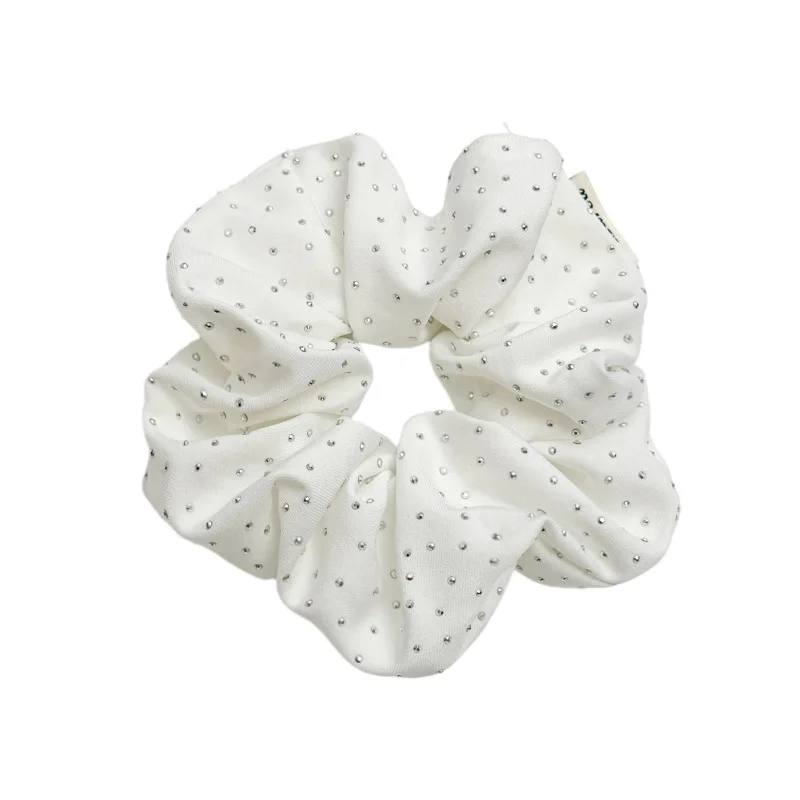 Simple Style Full Of Stars Exquisite Dots Elastic Scrunchie Head Rope For Woman Girls Gentle Temperament Ponytail Scrunchie