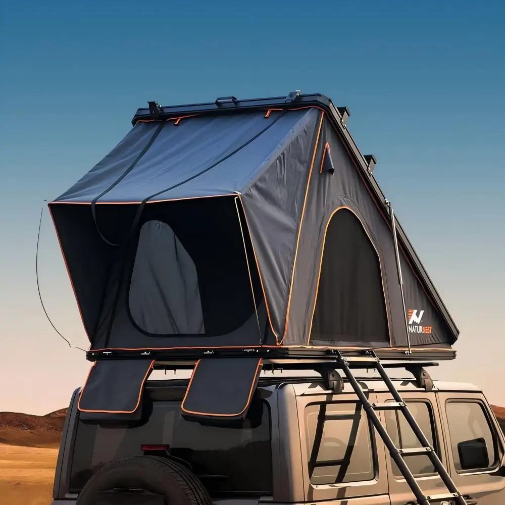 

OEM Outdoor 1-3 Person Polycotton Waterproof 4x4 Off-road Travelling Foldable Car Truck Camping Soft Shell Roof Top Tent