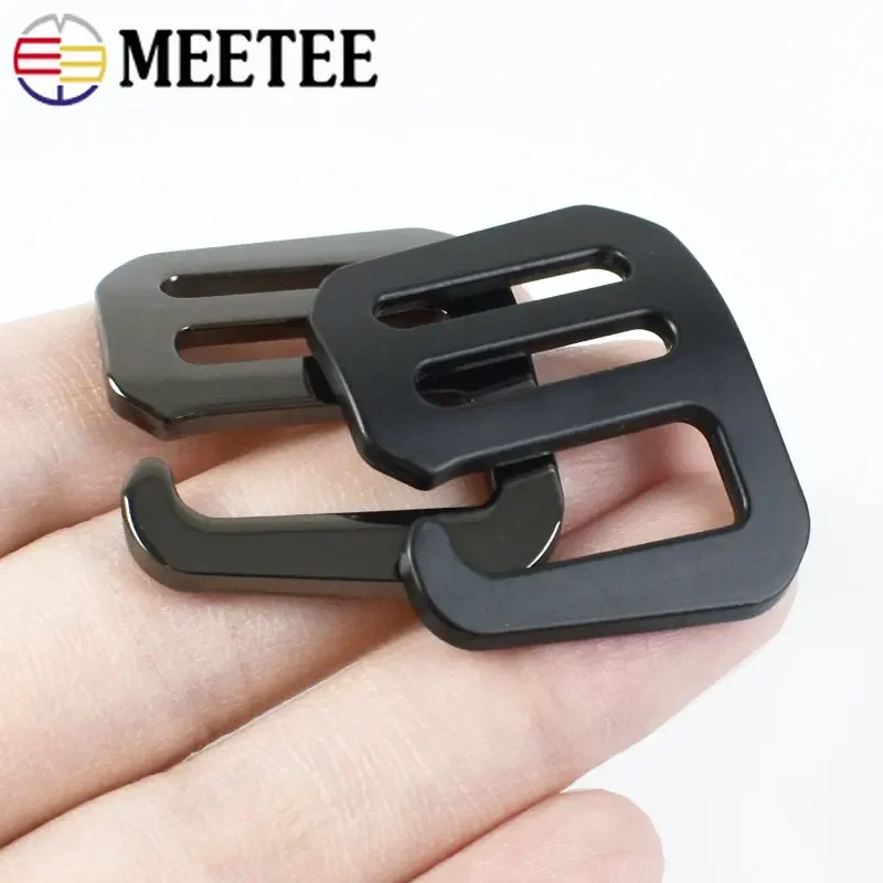 3/5Pcs 19/25/32/38mm Metal Tri-Glide Slider G Hook Buckles for Bag Backpack Straps Belt Adjuster Clasp DIY Hardware Sewing Parts