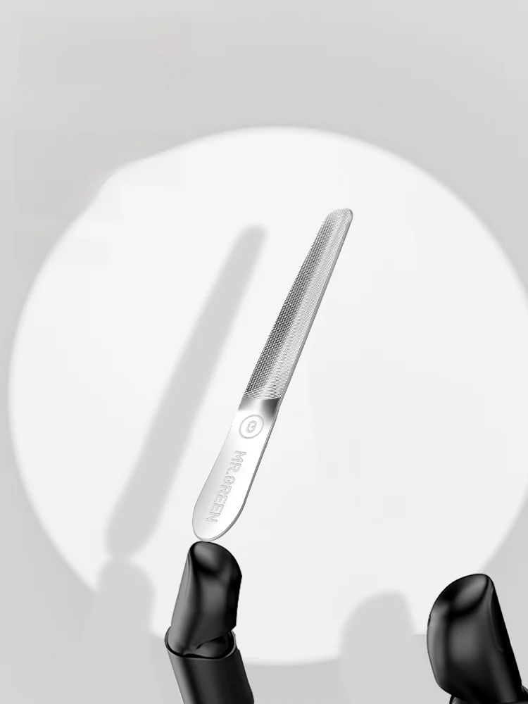 Mr.een Stainl Steel Nail File Profional Nail inding Strip for Beau Salon And Home Use Nail Care Tool