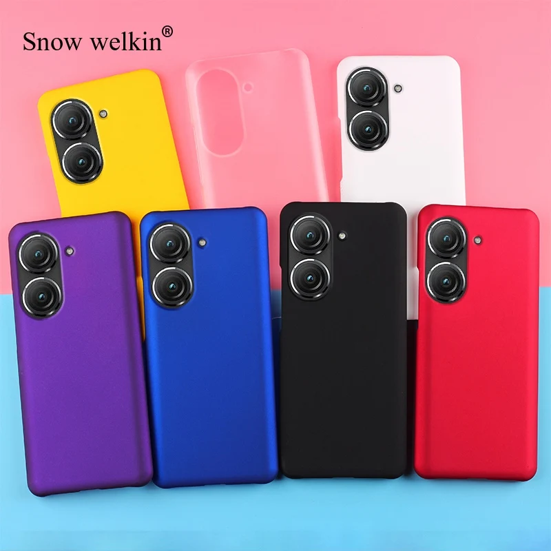 For Zenfone 10 Multi Colors Luxury Rubberized Matte Hard Plastic Case Cover For Asus Zenfone 10 10Z Zenfone10 Back Phone Cases