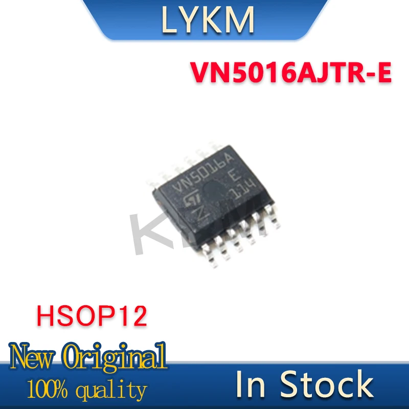 1/PCS New Original VN5016AJTR-E VN5016AJTR VN5016A HSOP12 Car computer board headlight control chip In Stock