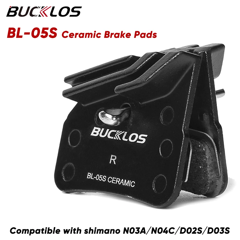 BUCKLOS BL-05S Brake Pads Ceramic MTB Bike Hydraulic Brake Disc Pads for Bicycle MTB Brake Pads For SHIMANO N03A N04C D02S D03S