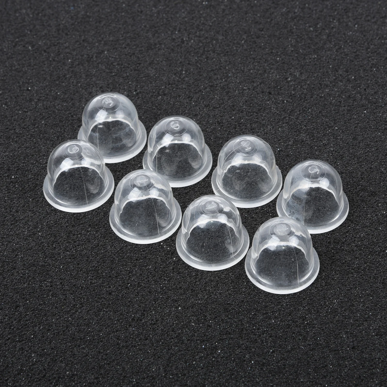 100pcs Carburetor Spare Parts 17/12mm Carb Primer Bulb Cap Small Fuel Pump For Stihl Echo Robin Carb Transparent Primer Lamps