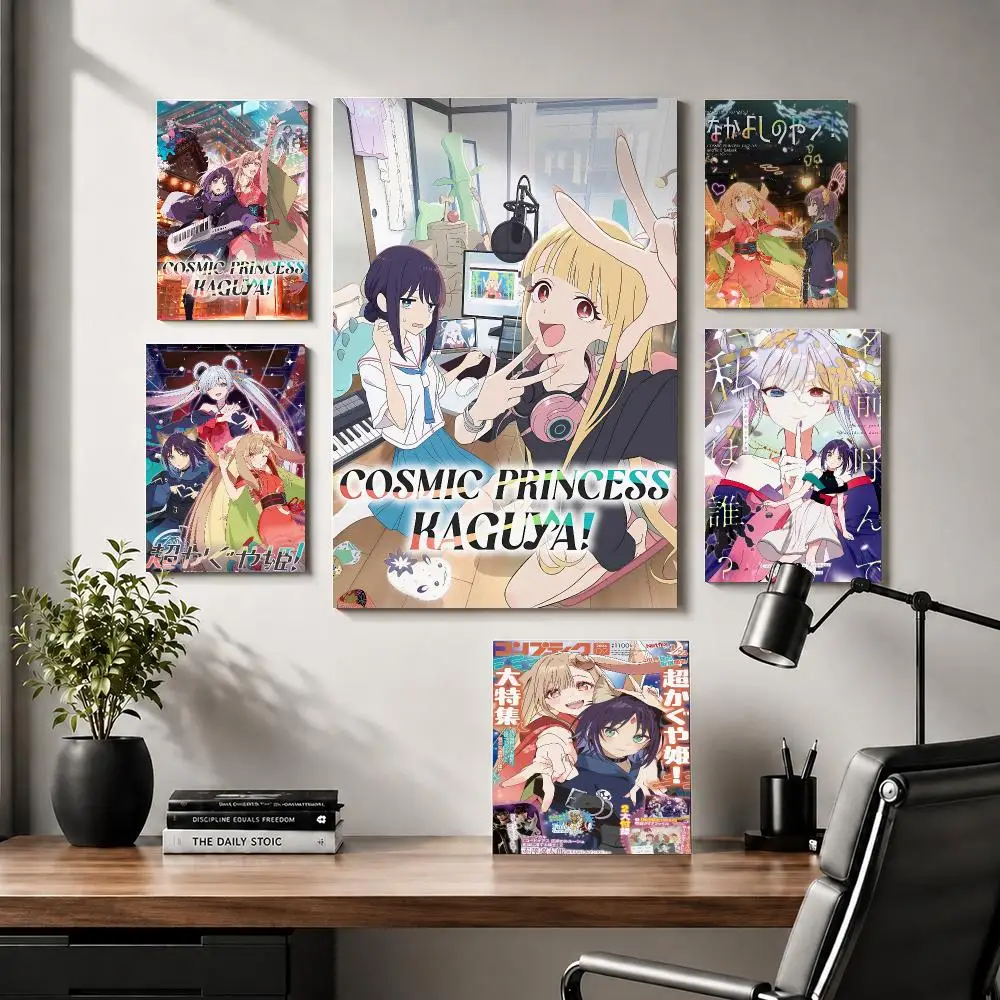 C-Cosmic Princess Kaguya! Anime Painting Calligraphy Modern Canvas Wall Art for Bedroom & Living Room | Home Decor Gift