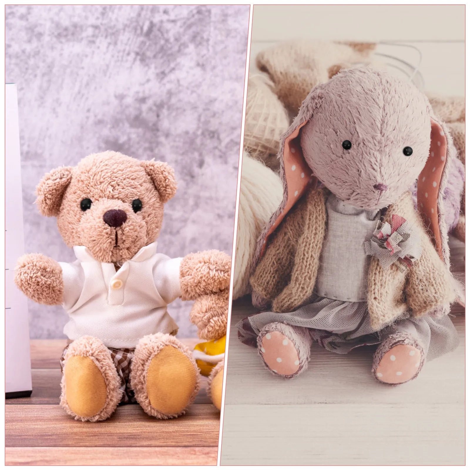 

200 шт. реалистичных пластиковых глаз для рукоделия, безопасные глазки для вязания крючком, набор для создания украшений ручной работы, искусственные глаза