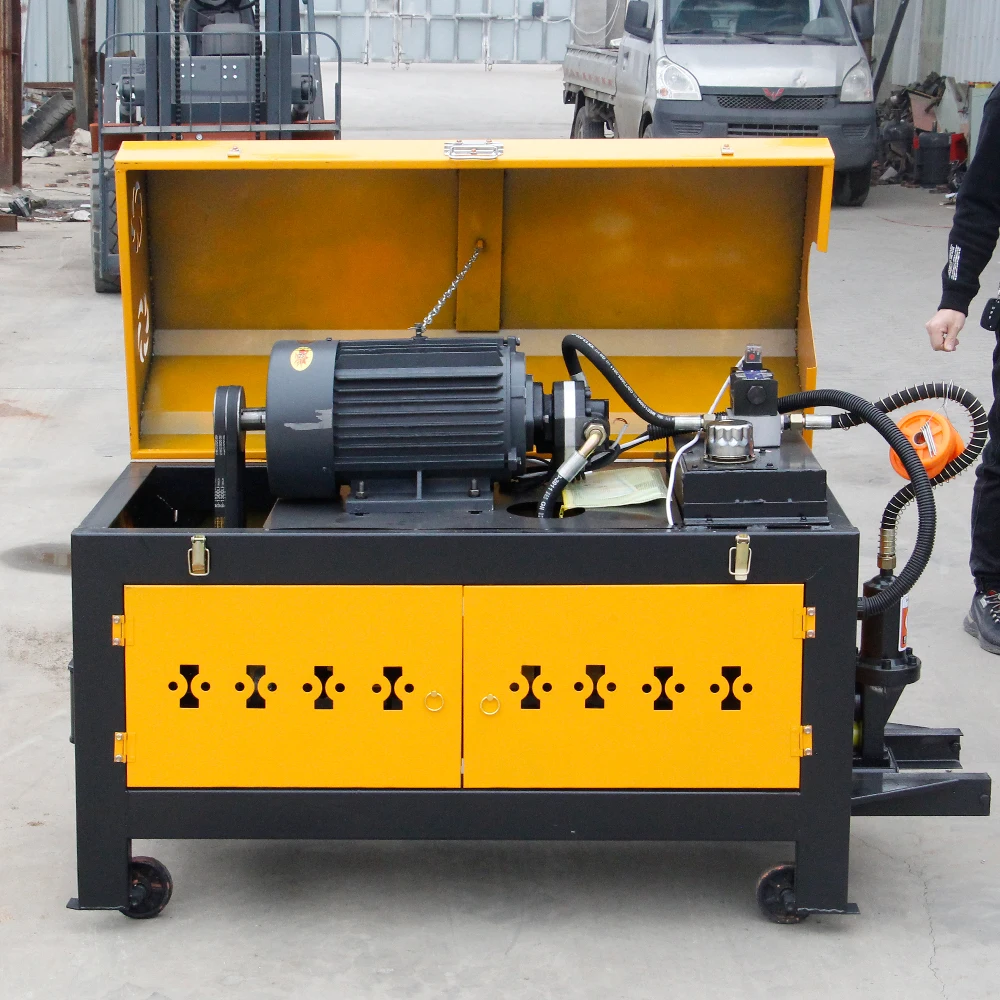 Picture 5: LS-BSC10A Rebar Straightening Machine 12-40mm Iron Straightening Machine Best Steel Rebar Cutting and Straightening Machine