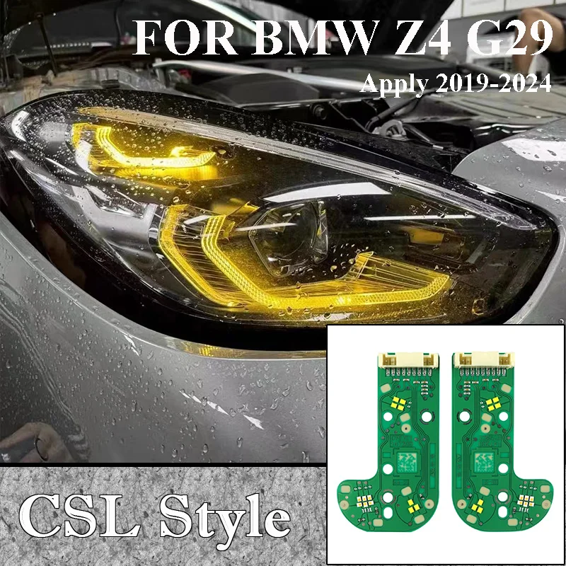

For BMW Z4 G29 2019 2020 2021 2022 2023 CSL Yellow DRL LED Angel Eyes Modules Boards LED Daytime Running Lights Module Chips