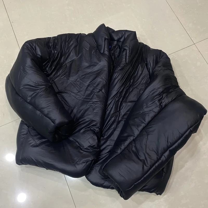 

Kanye West Down Jacket Men Women Plastic Sense Three-dimensional Cotton Coat Winter Warm Jackets Sweatshirts Real Picture