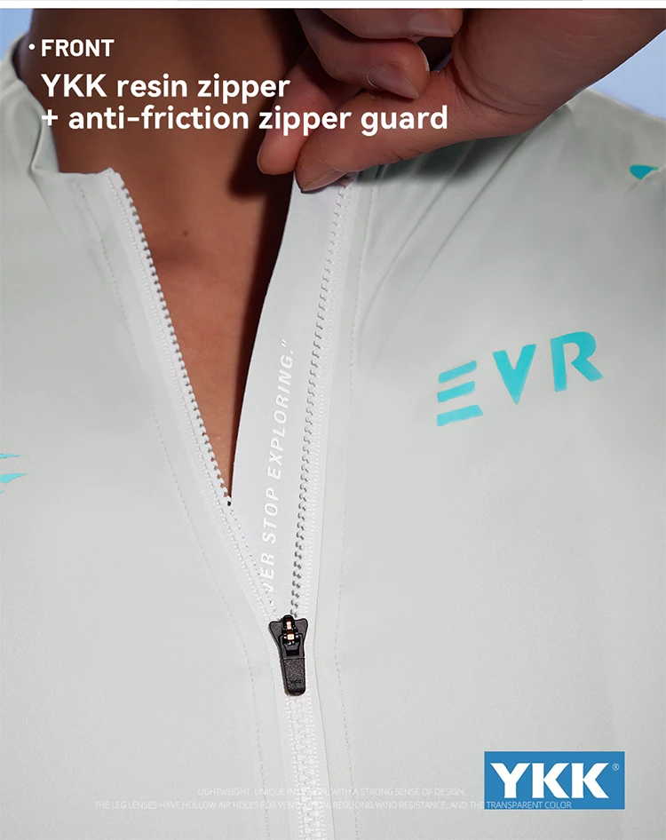 EVR Sommer Herren Radsport-Kurzarmtrikot Outdoor Rennrad-Bekleidung Hochelastisch und Schnelltrocknend Mountainbike-Radtrikot – Detail 13