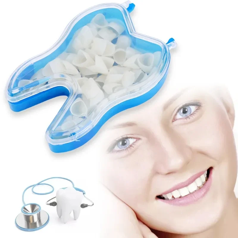 50pcs/box Oral Resin Temporary Crown Anterior Crowns Porcelain Tooth Repair Whitening Teeth Dentist Materials Detal Accessory