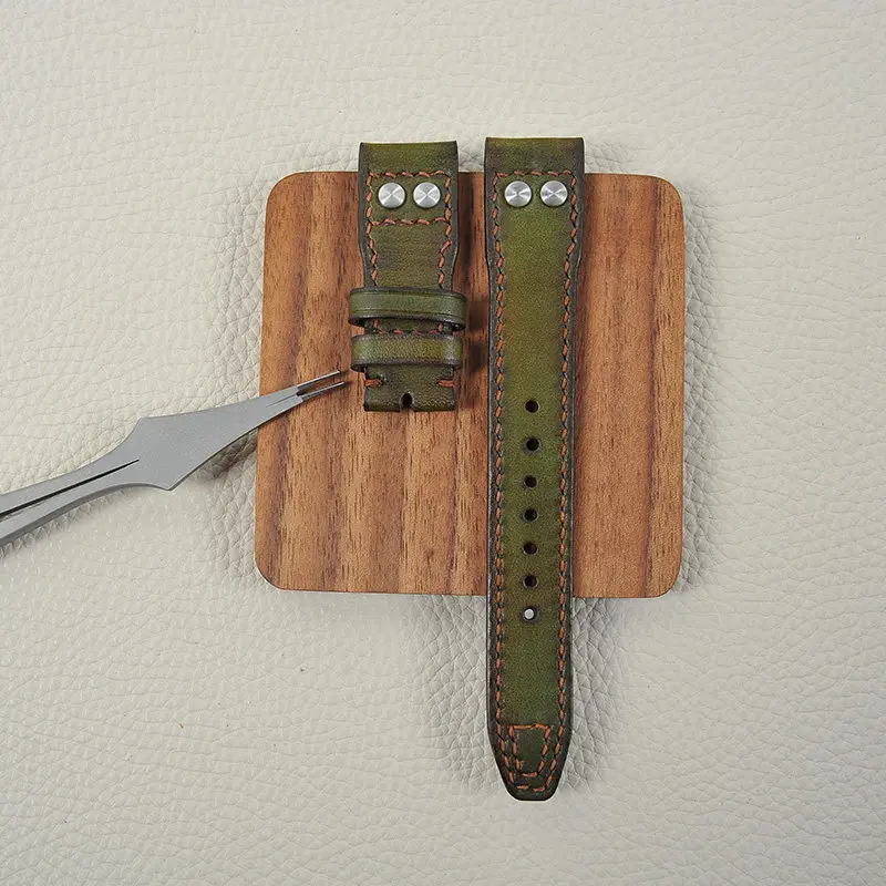 handmade-vintage-cowhide-genuine-leather-watch-strap-for-iwc-big-pilot-new-men's-pilot-watch-strap