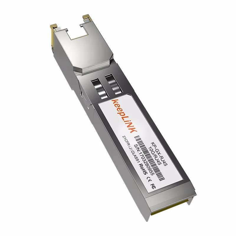 Imagem -04 - Porta Óptica Keeplink para Rede Rj45 Transceptor Sfp Mais 10gbase-t Servidor de Comutação 10g 2.5g 30m