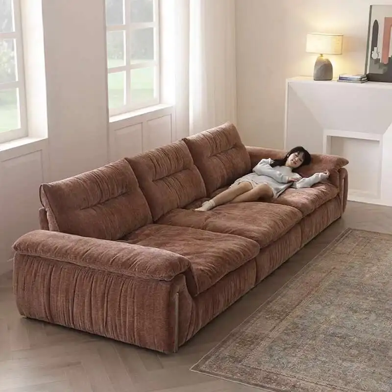 أريكة قماش سحابة حديثة فاخرة مصممة 2025 مسند ظهر قابل للتعديل أرائك غرفة المعيشة كرسي شقة مزدوجة أثاث Divani #3