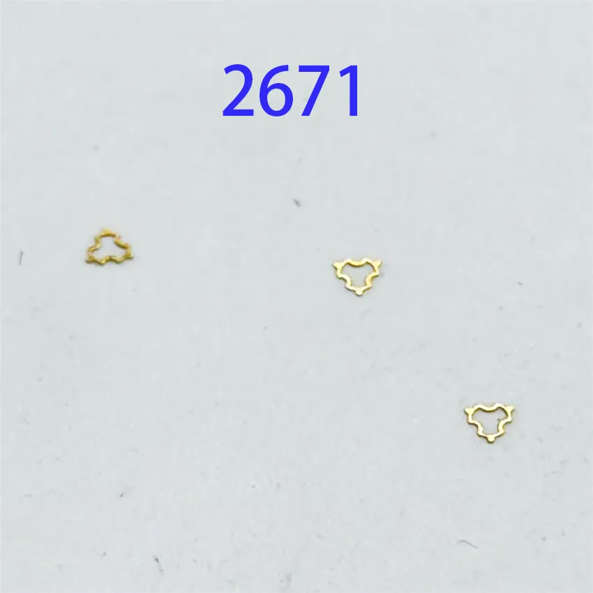 3pcs Shock-Absorbing Spring Accessory for 2671 Mechanical Watch Movements Suitable for Clock Repair