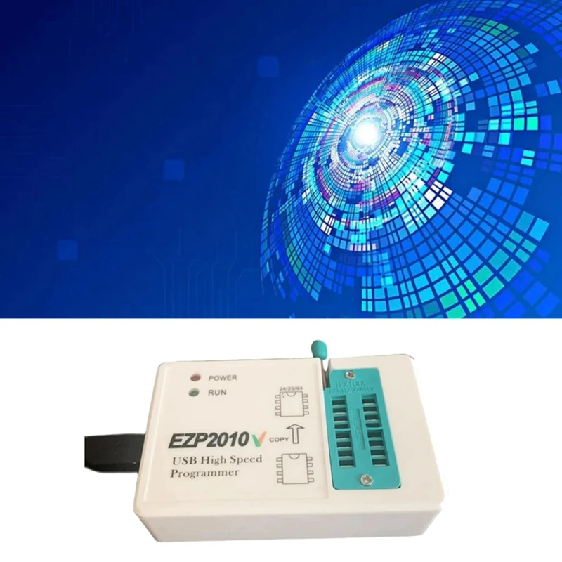 EZP2010V High Speed SPI FLASH Driverless Programmer Parts 24/25/93Bios Burning Multi-Function Convenient Offline Duplicator