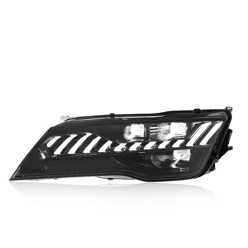 Suitable 11~14 Models for  A7 Headlight Assembly Upgrade Custom Led Day Running Light Flow Turn Signal A7 Headlight