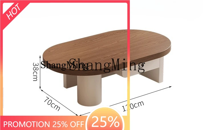 

ZYY senior living room solid wood coffee table medieval small apartment coffee table simple and advanced sense